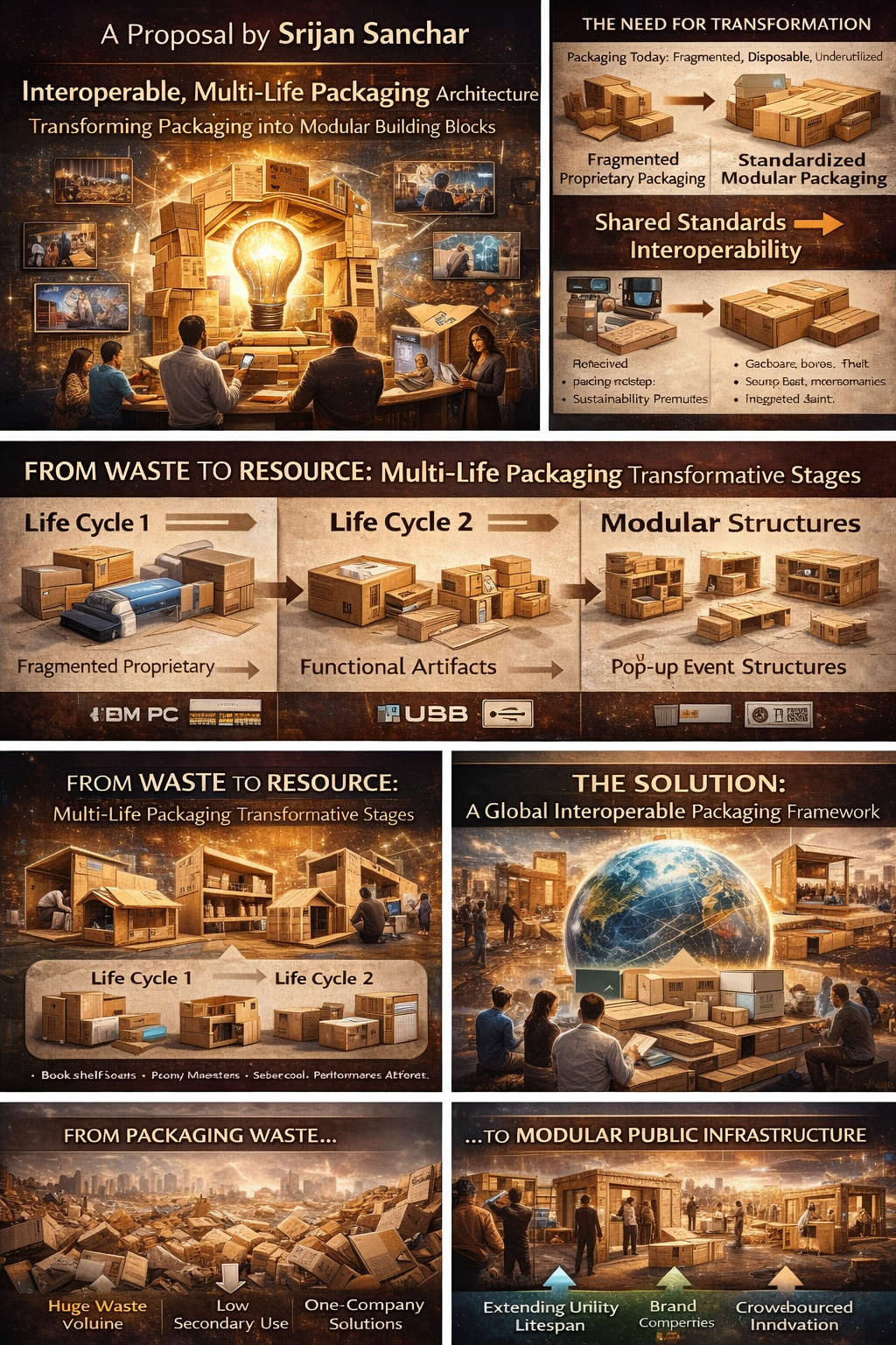 Proposal for an Interoperable Multi Life Packaging Architecture